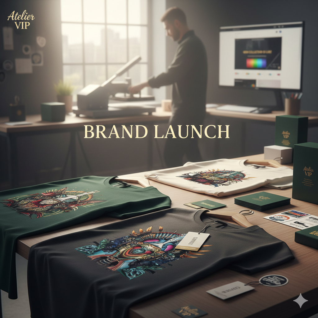 Lancement de collection textile