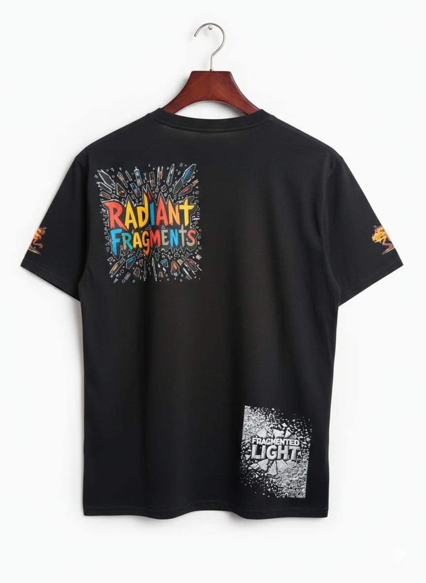 T-shirt design graphique moderne